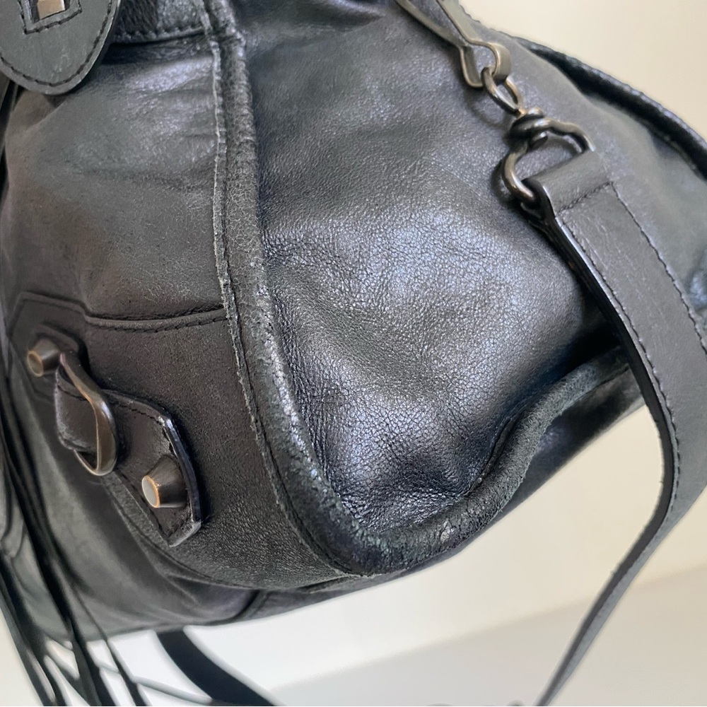 Balenciaga Black Satchel with Signature Studs - Picture 4 of 11